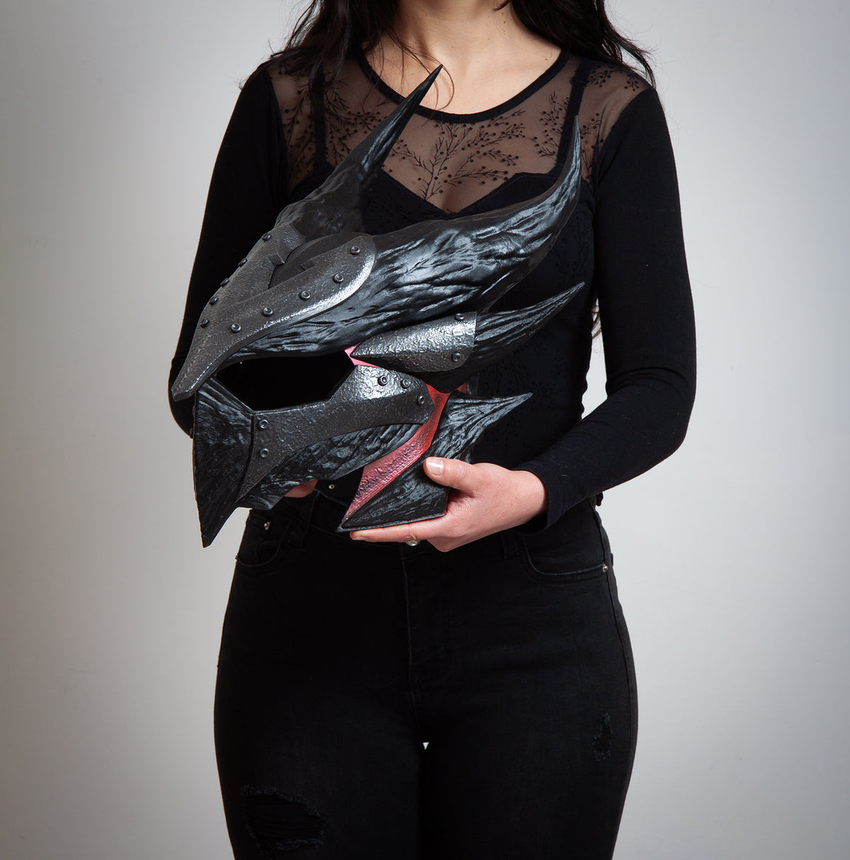 Daedric Helmet Wearable (fan-art)