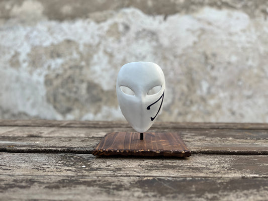 Street Fighter Vega Mask (wearable with wooden base) (fan-art)