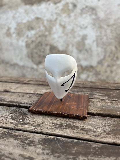 Street Fighter Vega Mask (wearable with wooden base) (fan-art)