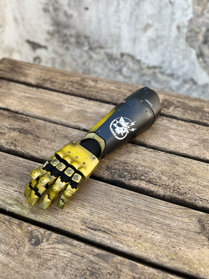 Snake's Bionic Arm Wearable Yellow (fan-art)