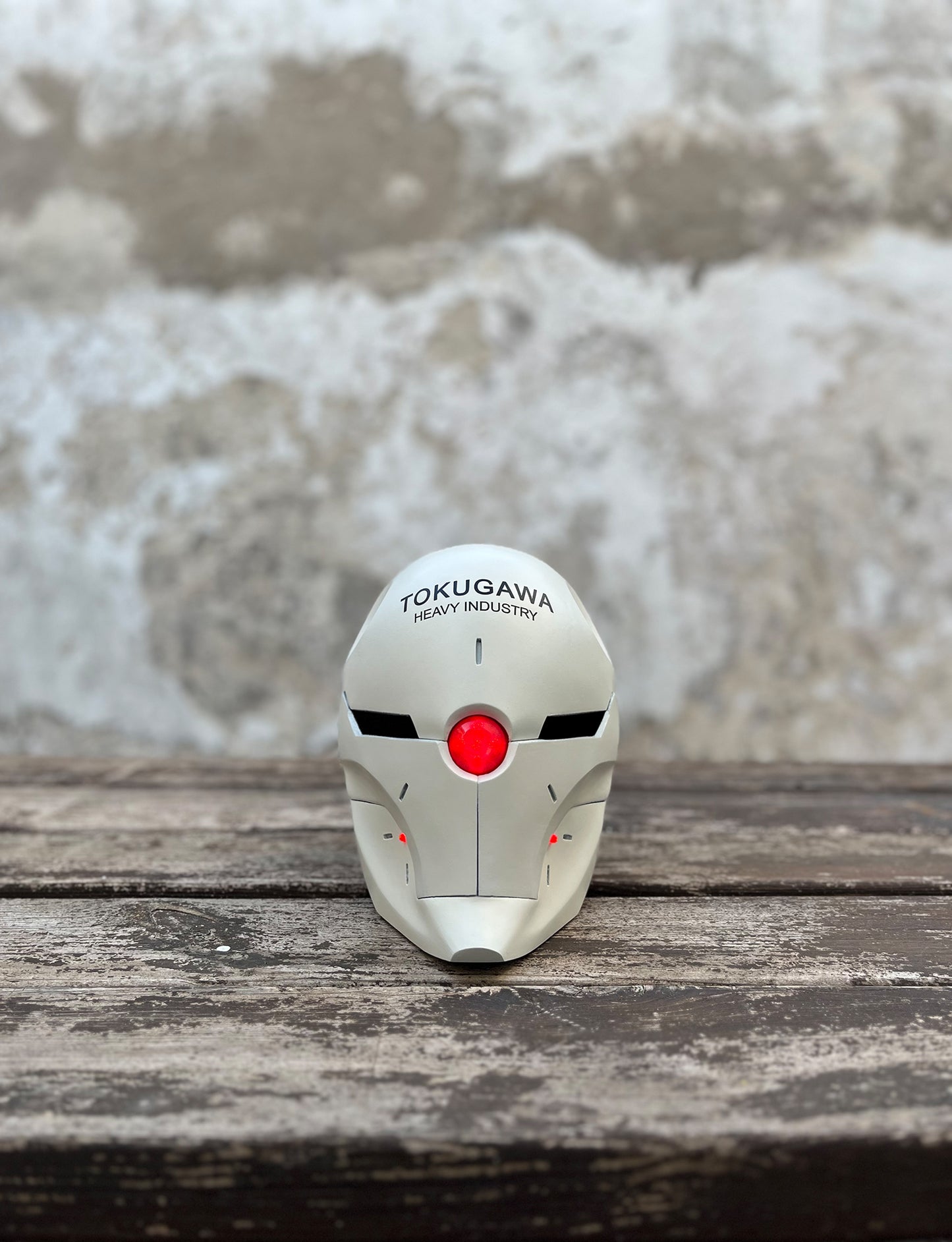 Gray Fox Helmet: (wearable with LEDs) (fan-art)