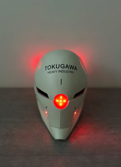 Gray Fox Helmet: (wearable with LEDs) (fan-art)