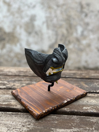 Ghost of Tsushima Mask (wearable with wooden base) (fan-art)