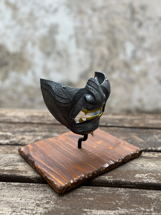 Ghost of Tsushima Mask (wearable with wooden base) (fan-art)