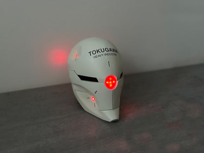Gray Fox Helmet: (wearable with LEDs) (fan-art)