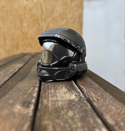 ash cycles halo odst motorcycle helmet ODST Helmet wearable (fan-art) – Horizon Art Studio