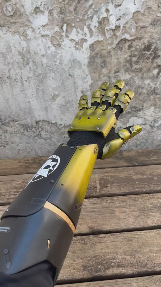Snake's Bionic Arm Wearable Yellow (fan-art)